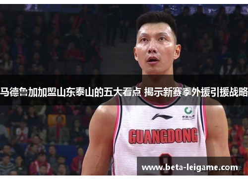 马德鲁加加盟山东泰山的五大看点 揭示新赛季外援引援战略